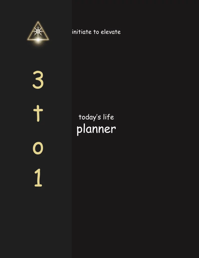 3 to 1 manifestation planner