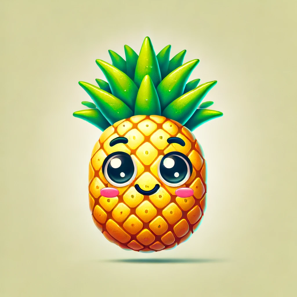 The pensive companion pineapple